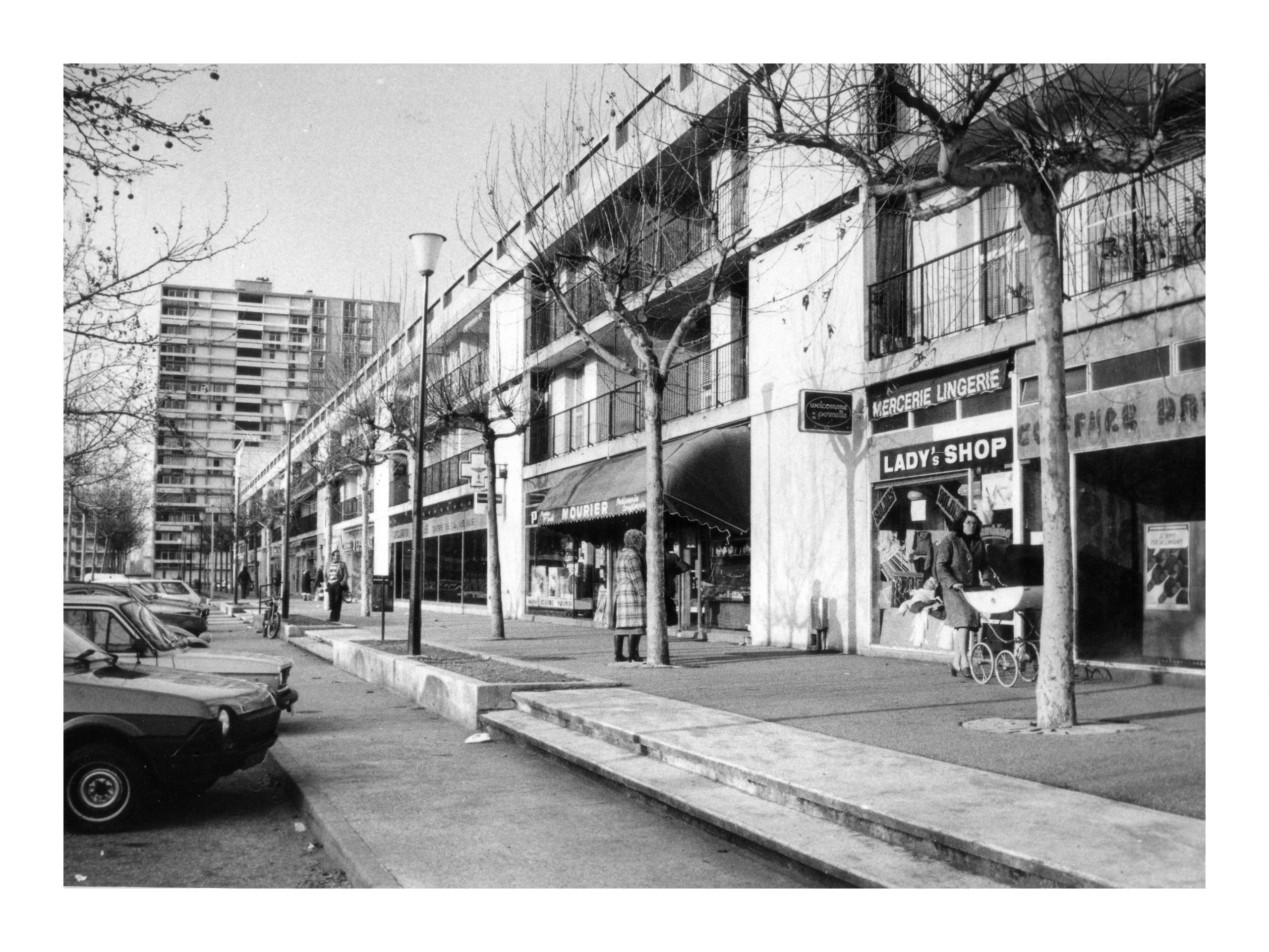 Romans, Monnaie : boulevard Henri Dunant, milieu des années 1970